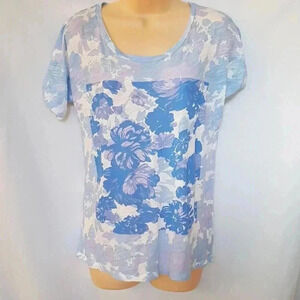 J Crew blue  & white short sleeve size- Small